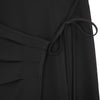Black High Waist Drawstring Split Skirts - SHIMENG