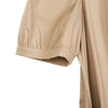 Camel Shirt Style Belted Midi Dress - SHIMENG
