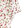 Floral Slim V Neck Midi Dress - SHIMENG