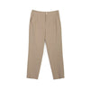 Khaki Crop Suit Pants - SHIMENG