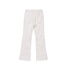 White Slim Boot Cut Pants - SHIMENG