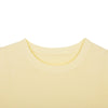Yellow Short Sleeve Knitted T-shirt - SHIMENG