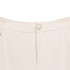 Beige Tapered Mid-Calf Pants - SHIMENG