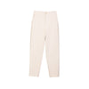 Beige Tapered Mid-Calf Pants - SHIMENG