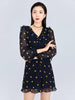 Black Heart Pattern Jumpsuit - SHIMENG