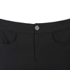 Black High Waist Flare Pants - SHIMENG