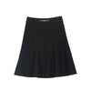 Black High Waist Midi Length Skirts - SHIMENG