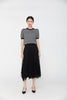 Black Knitted Puff Short Sleeve Sweater - SHIMENG