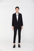 Black Lapel Collar Suits Blazer - SHIMENG
