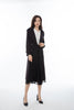 Black Long Trench Coats With Belt - SHIMENG