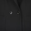 Black One Button Suit Blazer - SHIMENG