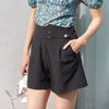 Black Short Pants High Waist - SHIMENG