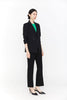 Black Slim-fit Blazer Suit Women - SHIMENG