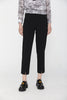 Black Slim-fit Straight Leg Pants - SHIMENG