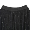 Black Tulle Midi Skirts - SHIMENG