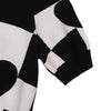 Black & White Short Sleeve Heart Pattern T-shirt - SHIMENG