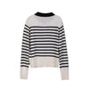 Black&White Striped Knitted Sweater - SHIMENG