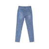 Blue Slim-Fit High-Rise Women's Jeans - SHIMENG