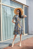 Bohemian Bow Tie Waist Midi Dress - SHIMENG