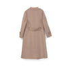 Camel Double Breasted Long Wool Overcoats - SHIMENG