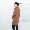 Camel Double Breasted Wool Coat - SHIMENG