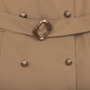 Camel Long Trench Coats With Belt - SHIMENG