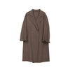 Camel Long Wool Coats - SHIMENG