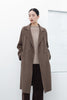 Camel Long Wool Coats - SHIMENG