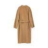 Camel Wool Overcoats with Waistband - SHIMENG