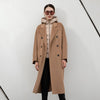 Camel Wool Overcoats with Waistband - SHIMENG