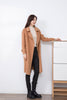 Camel Wool Trench Coat - SHIMENG