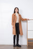 Camel Wool Trench Coat - SHIMENG