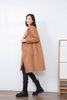 Camel Wool Trench Coat - SHIMENG