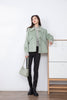 Citron Green Double-sided Wool Coat - SHIMENG