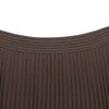 Dark Brown High Waist Pleated Skirts - SHIMENG