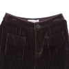 Dark Brown Velvet Pants - SHIMENG