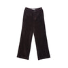 Dark Brown Velvet Pants - SHIMENG