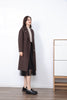 Dark Brown Wool Trench Coat - SHIMENG