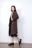 Dark Brown Wool Trench Coat - SHIMENG