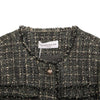 Dark Green Rhombus Pattern Coats - SHIMENG