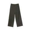 Dark Green Wide Leg Suit Pants - SHIMENG