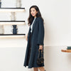 Dark Green Wool Long Overcoats - SHIMENG