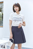 Dark Grey Pleated High Waist Skirt - SHIMENG