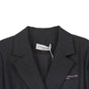 Dark Grey Stripe Suit Blazer - SHIMENG