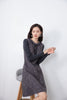 Dark Grey Tweed Dress - SHIMENG