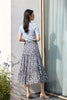 Ditsy Floral Maxi Skirt Chiffon Printed - SHIMENG
