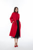 Garnet Wool Trench Coat - SHIMENG