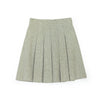 Grass Green Short High Waist Pleated Skirts - SHIMENG