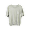 Green Short Sleeve Knit T-shirt - SHIMENG