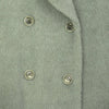 Grey Green Long Wool Coats - SHIMENG